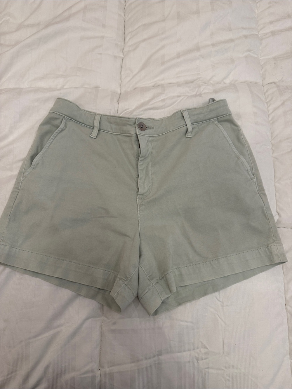 AG Adriano Goldschmied Sage Green Women's Bermuda Shorts